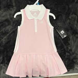 Adidas Light Pink Sleeveless Polo Dress